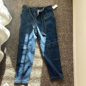 J brand Athena Utility Waist Tie Jeans